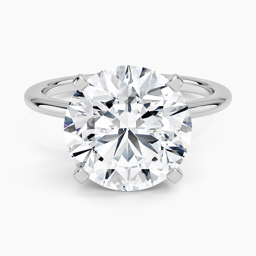Four-Prong Comfort Fit Engagement Ring