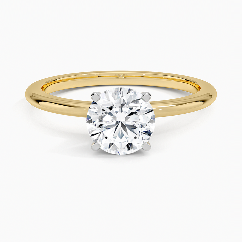 Four-Prong Comfort Fit Engagement Ring