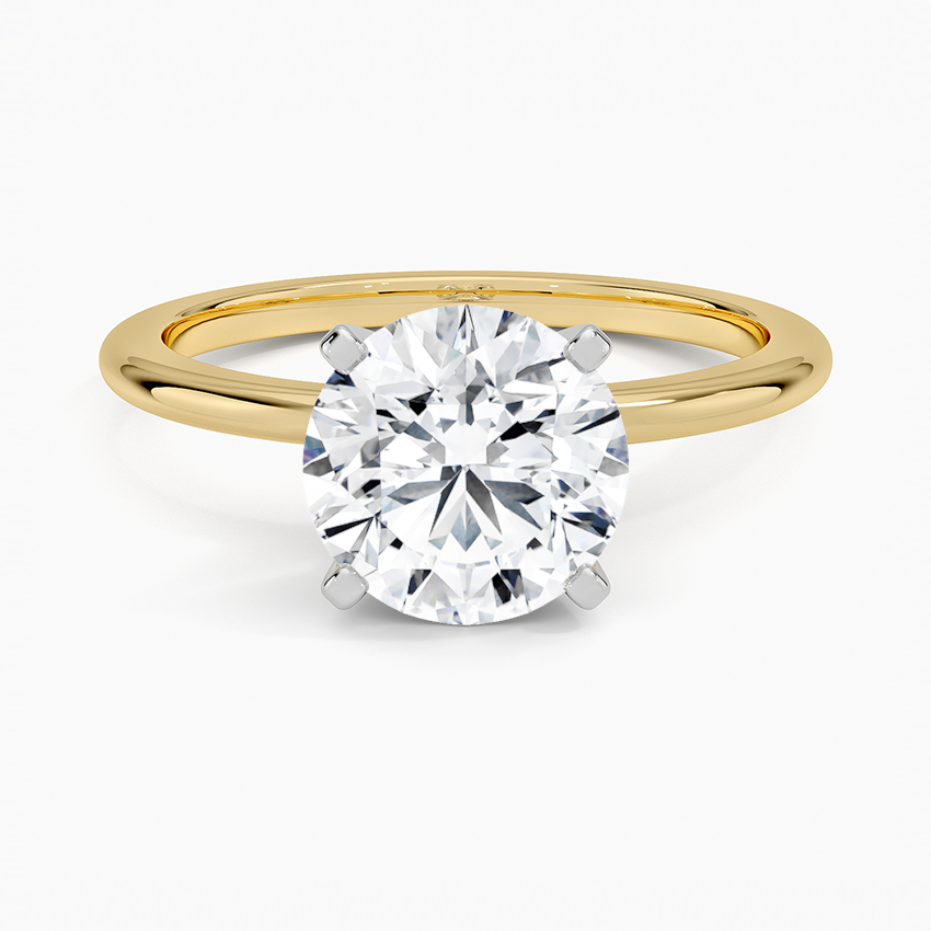 Four-Prong Comfort Fit Engagement Ring