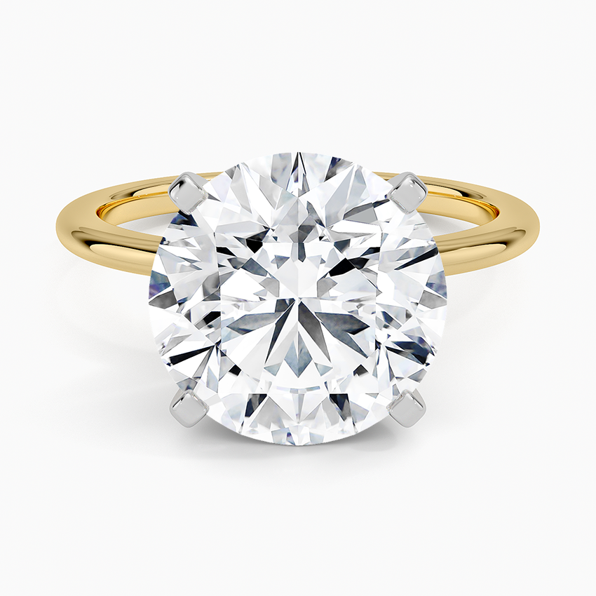 Four-Prong Comfort Fit Engagement Ring