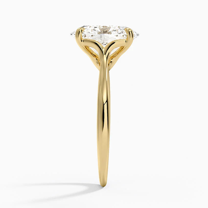 Freesia Cathedral Solitaire Ring