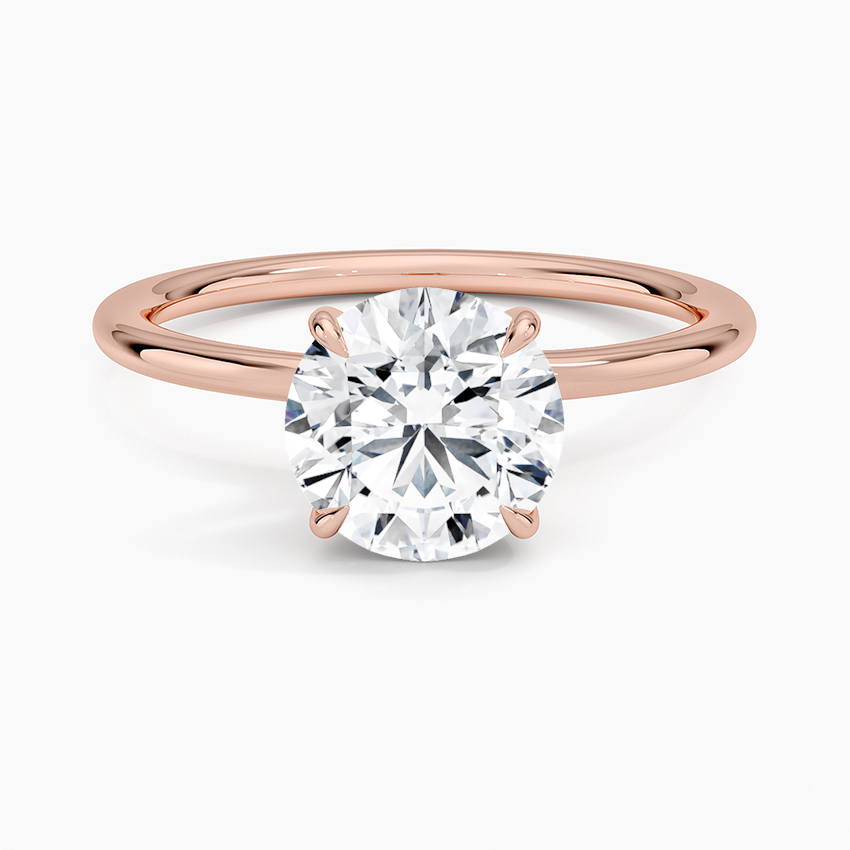 Entwined Solitaire Engagement Ring