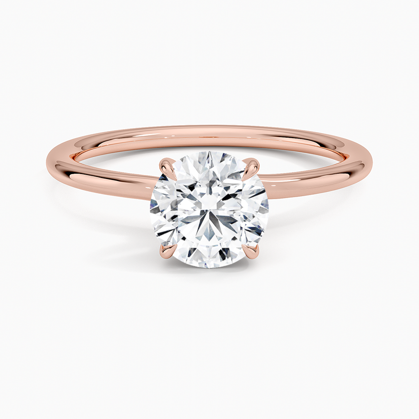 Entwined Solitaire Engagement Ring