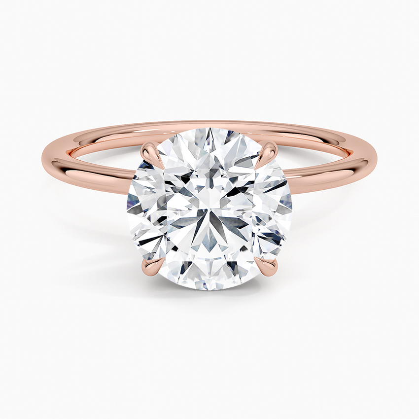 Entwined Solitaire Engagement Ring