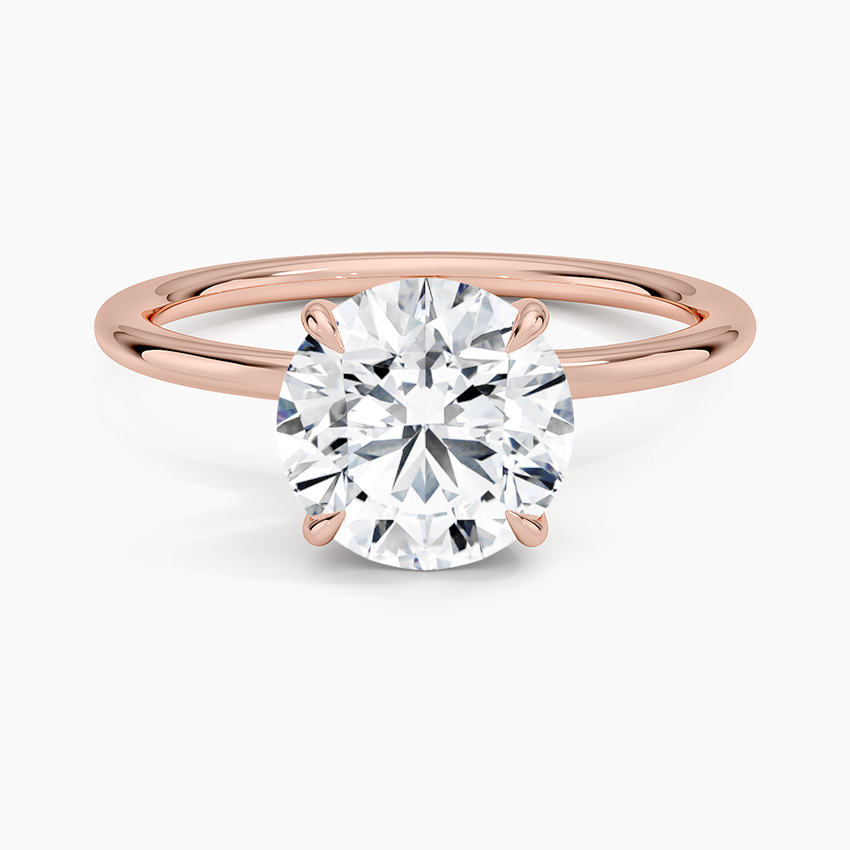 Entwined Solitaire Engagement Ring