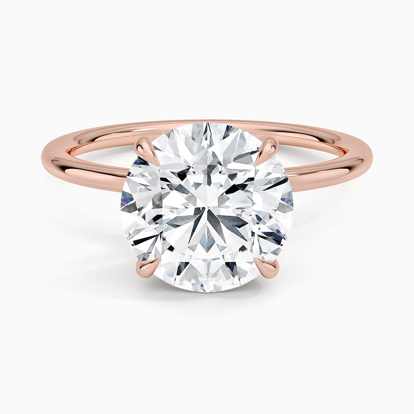 Entwined Solitaire Engagement Ring