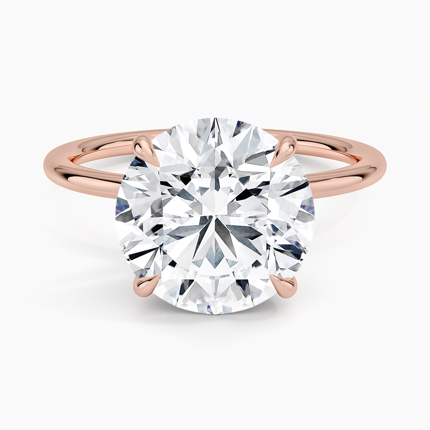 Entwined Solitaire Engagement Ring
