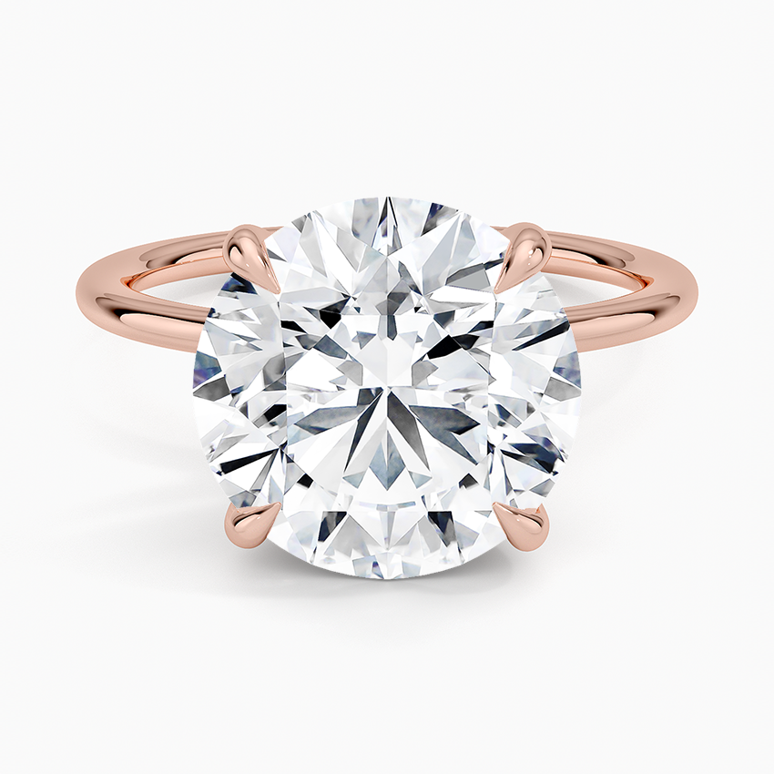 Entwined Solitaire Engagement Ring