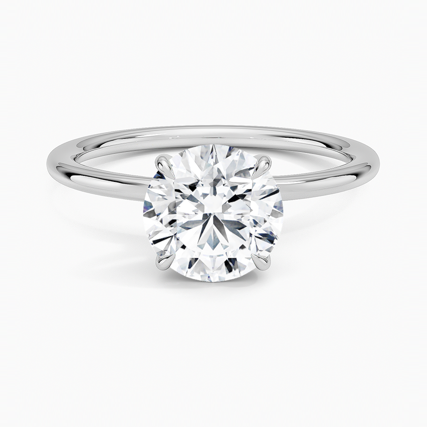 Entwined Solitaire Engagement Ring