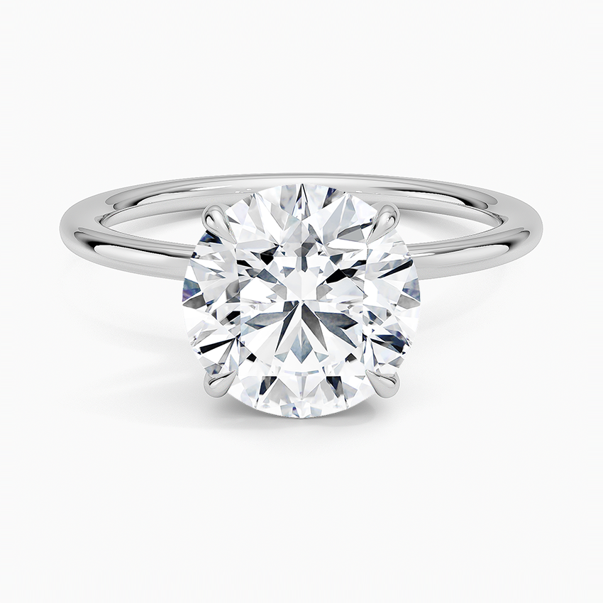 Entwined Solitaire Engagement Ring