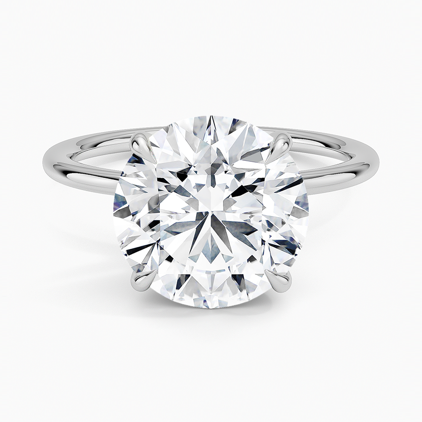 Entwined Solitaire Engagement Ring