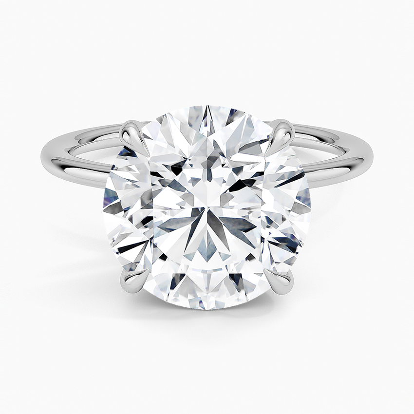 Entwined Solitaire Engagement Ring