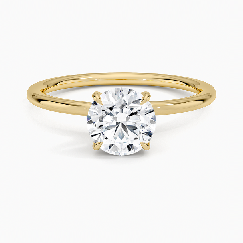 Entwined Solitaire Engagement Ring