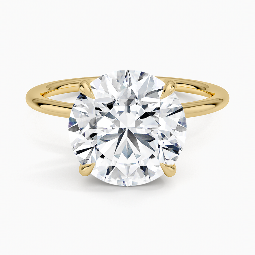 Entwined Solitaire Engagement Ring