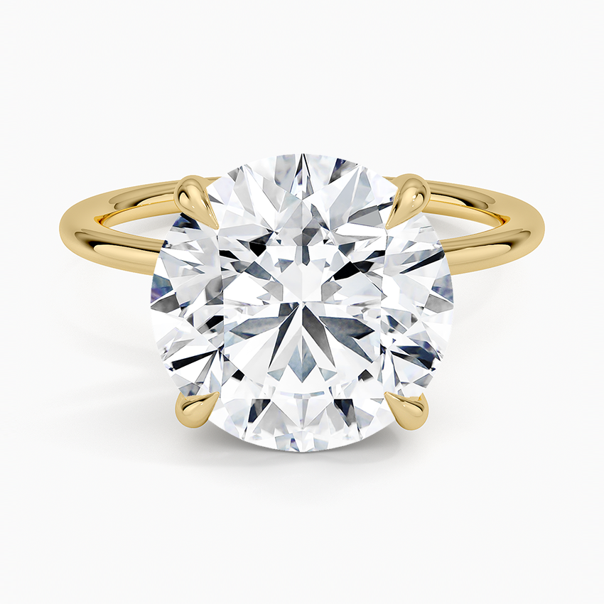 Entwined Solitaire Engagement Ring