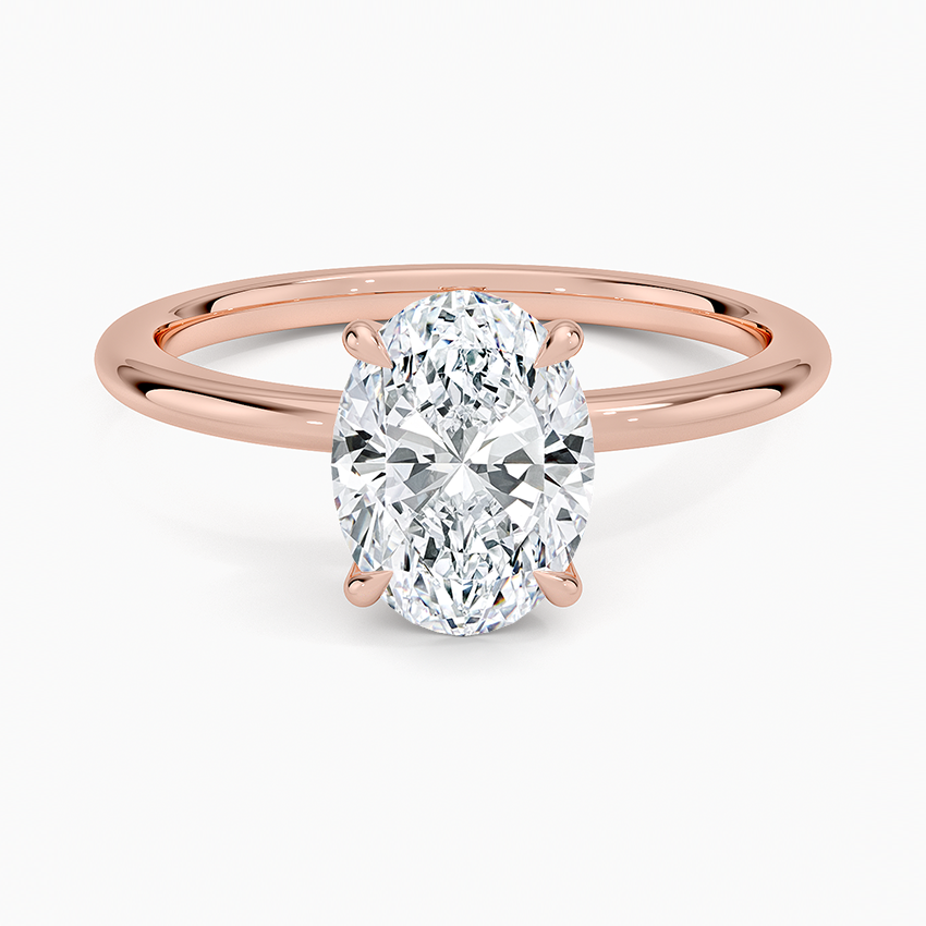 Petite Elodie Oval Engagement Ring