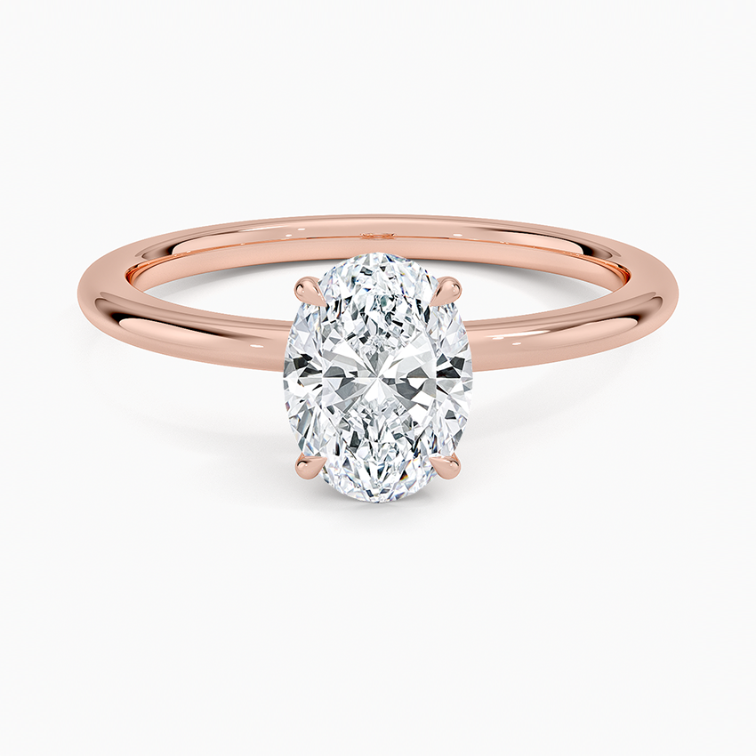 Petite Elodie Oval Engagement Ring