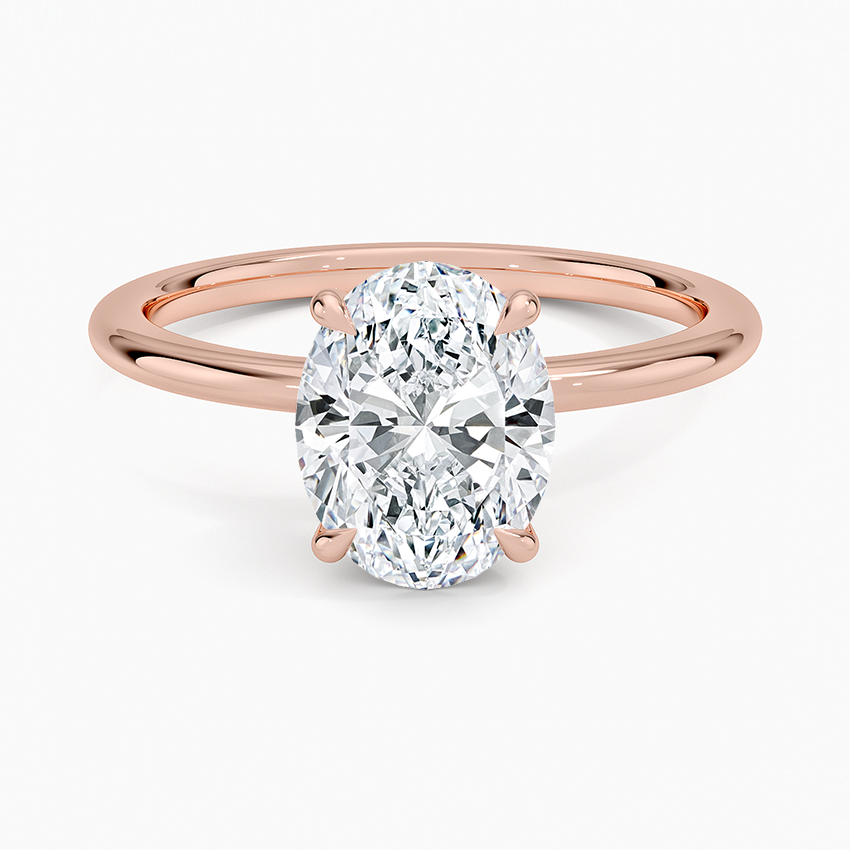 Petite Elodie Oval Engagement Ring