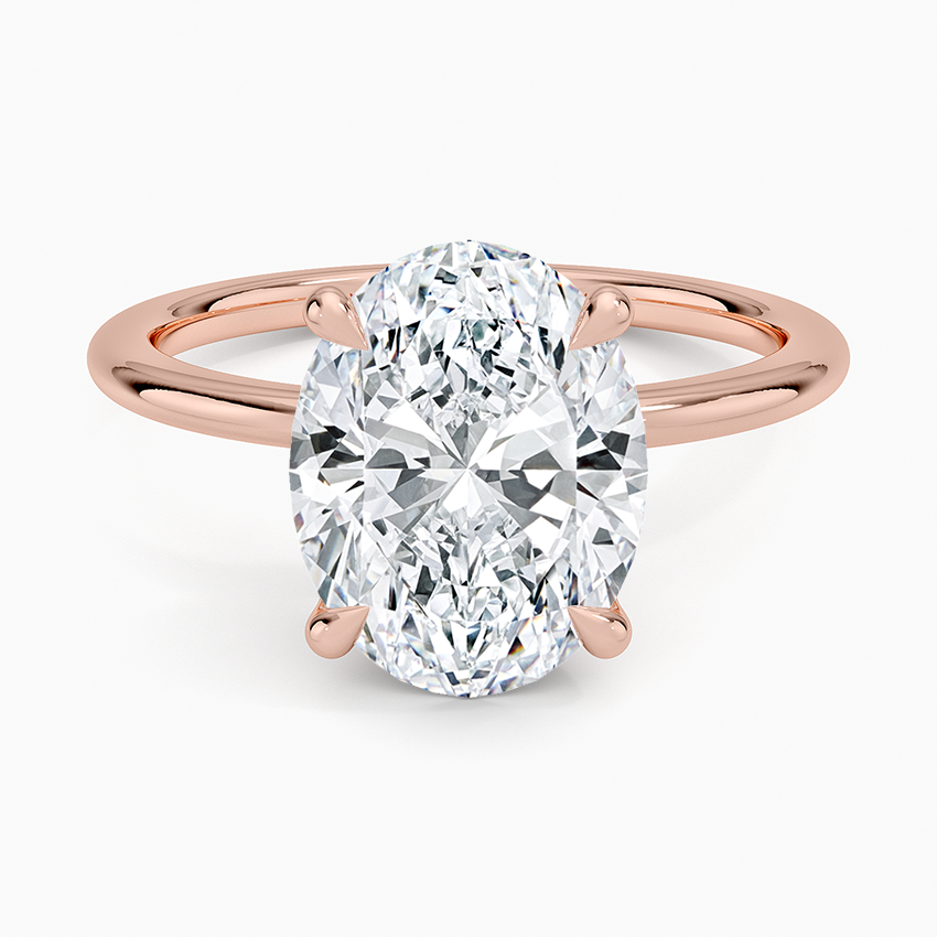 Petite Elodie Oval Engagement Ring