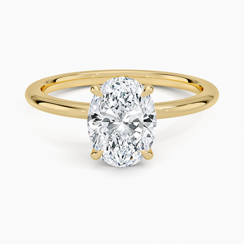 Petite Elodie Oval Engagement Ring