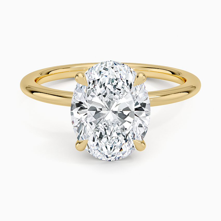 Petite Elodie Oval Engagement Ring