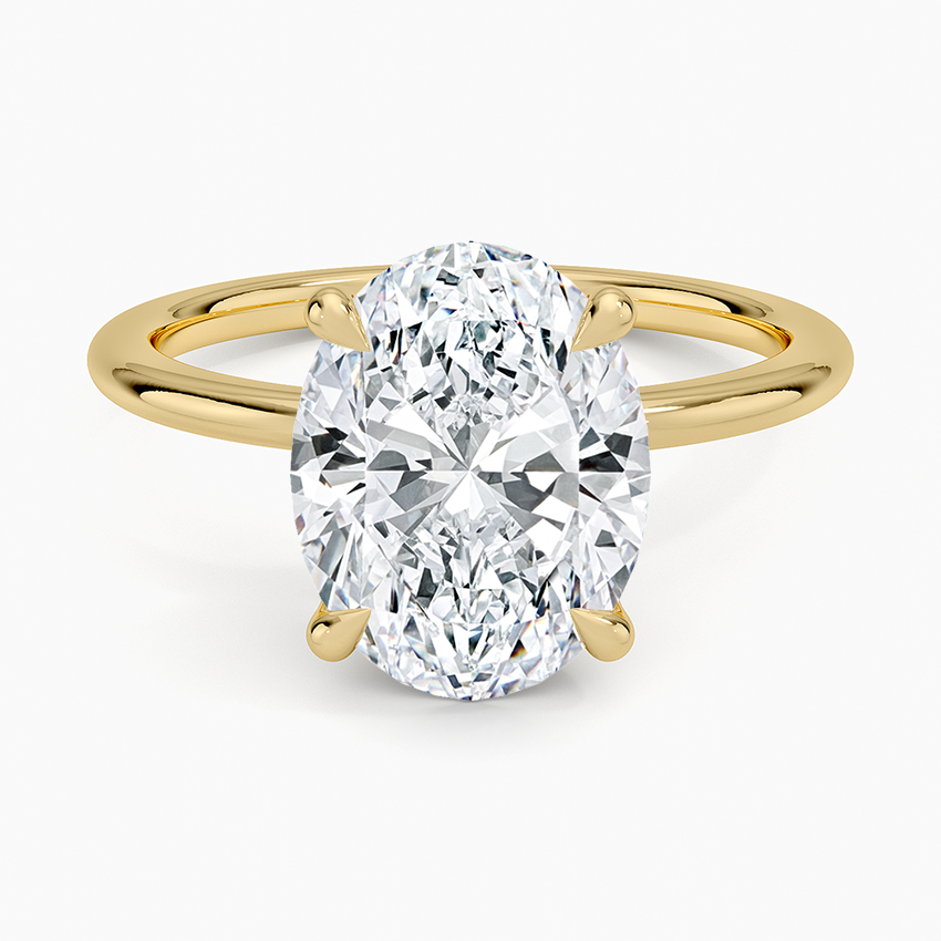 Petite Elodie Oval Engagement Ring