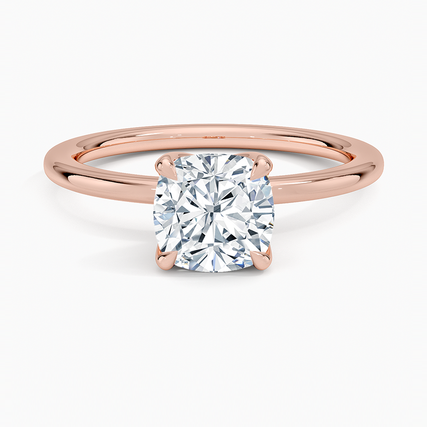 Petite Cushion Engagement Ring