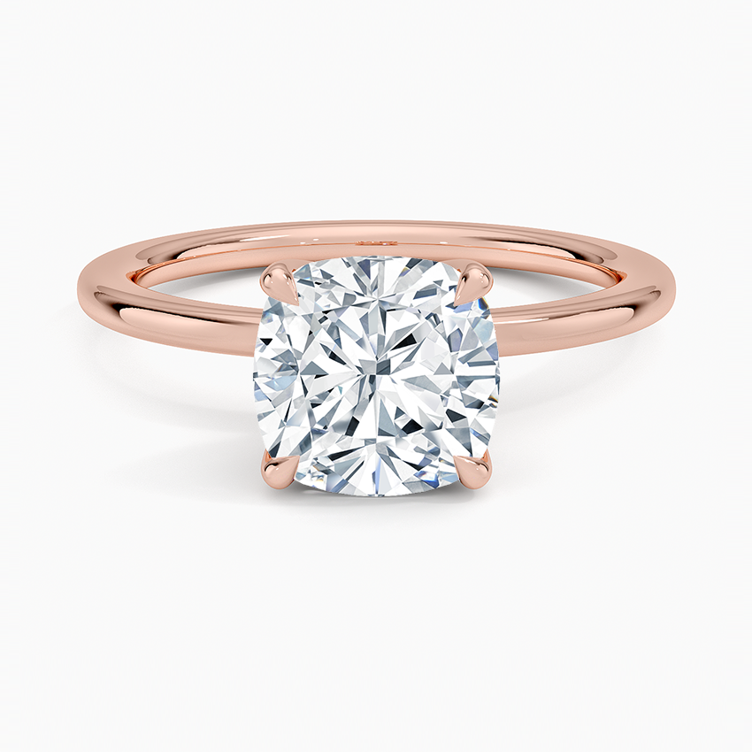 Petite Cushion Engagement Ring