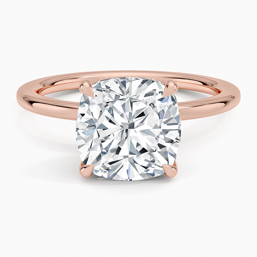 Petite Cushion Engagement Ring