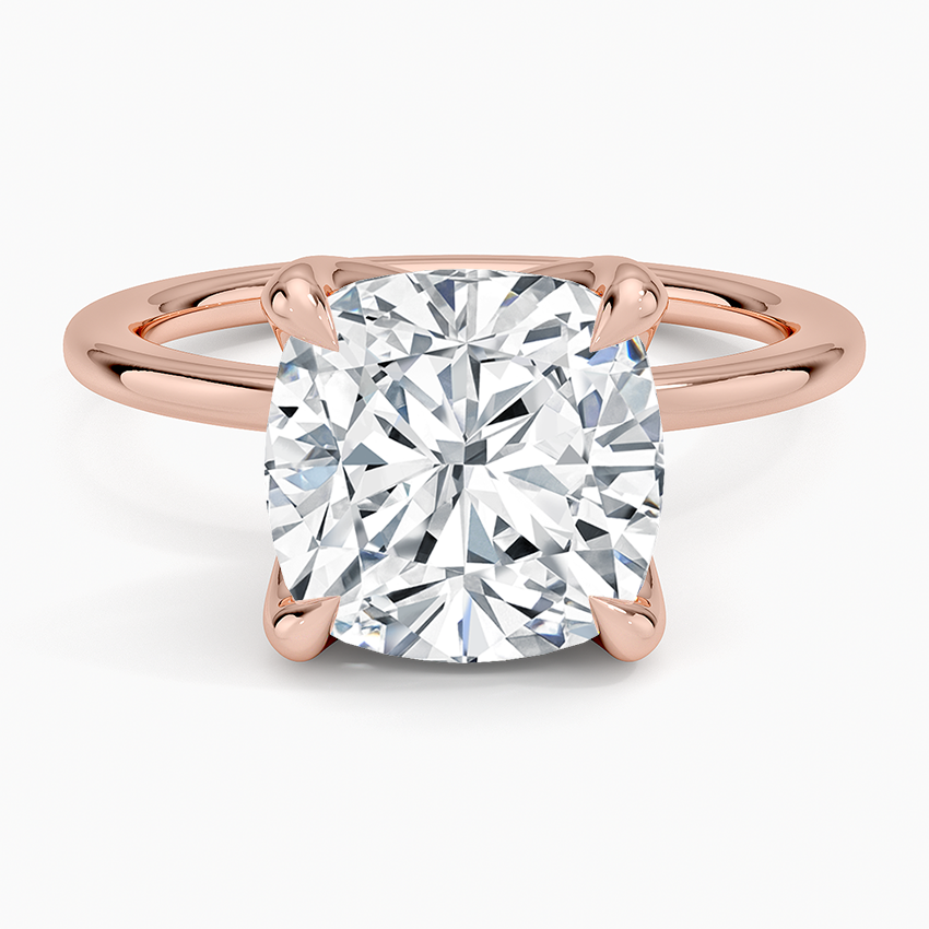 Petite Cushion Engagement Ring