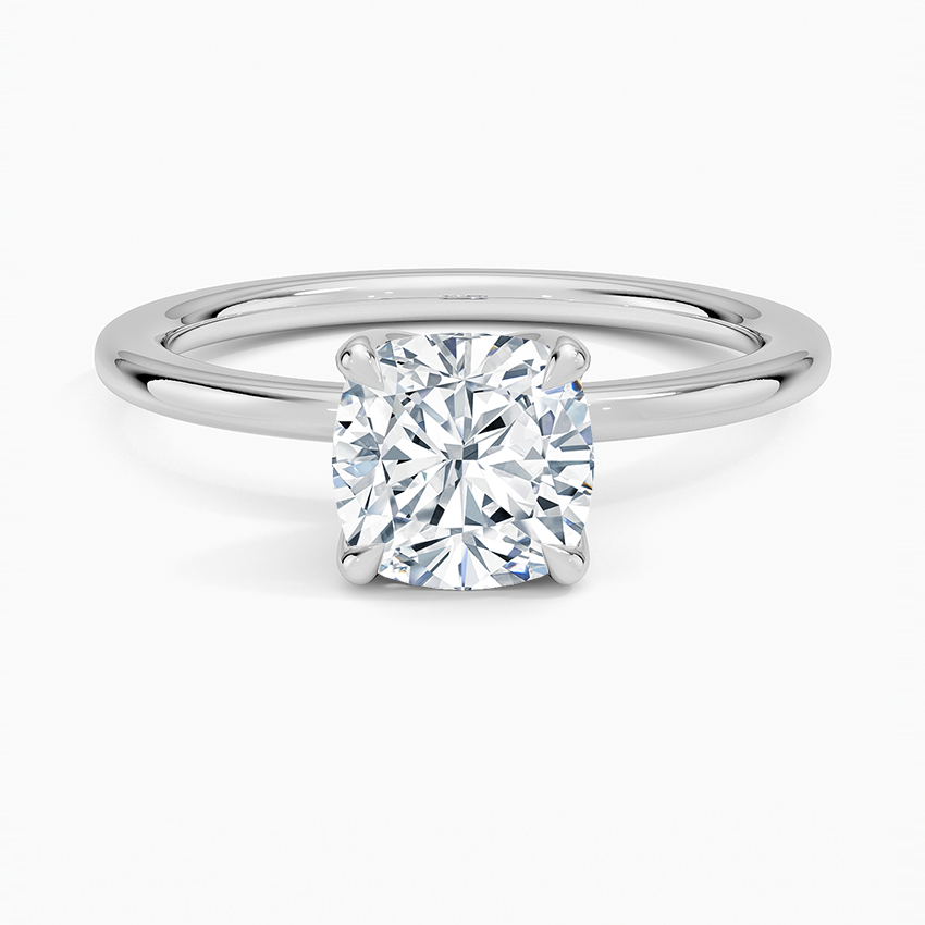 Petite Cushion Engagement Ring