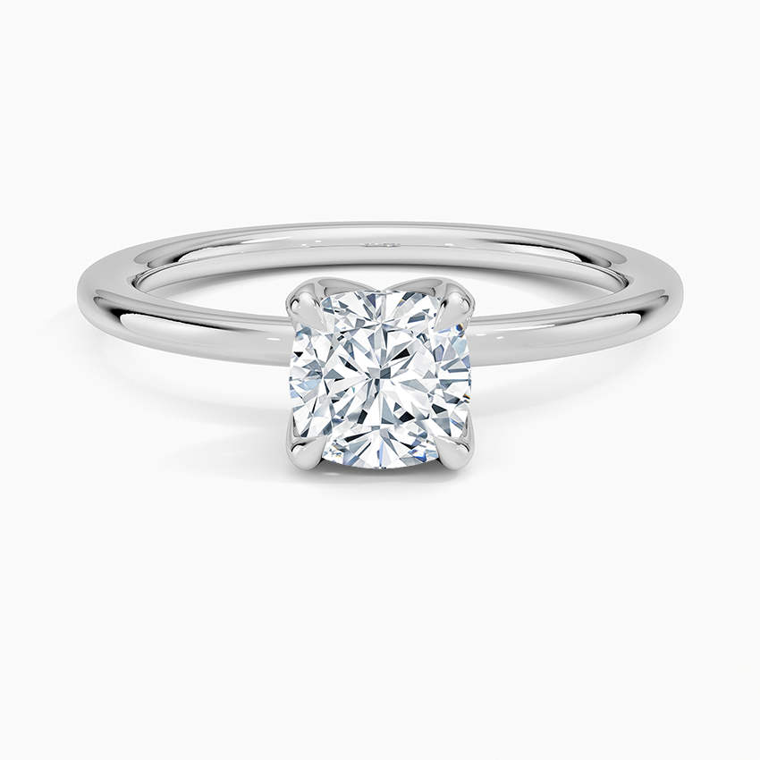 Petite Cushion Engagement Ring