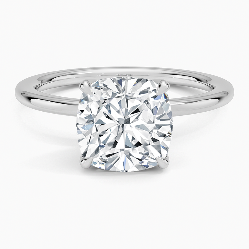 Petite Cushion Engagement Ring