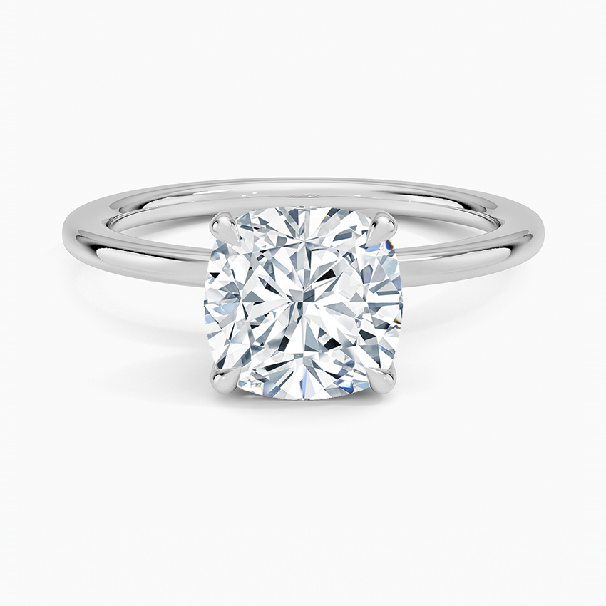 Petite Cushion Engagement Ring