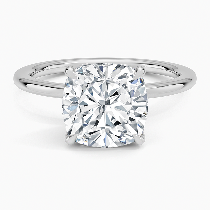 Petite Cushion Engagement Ring