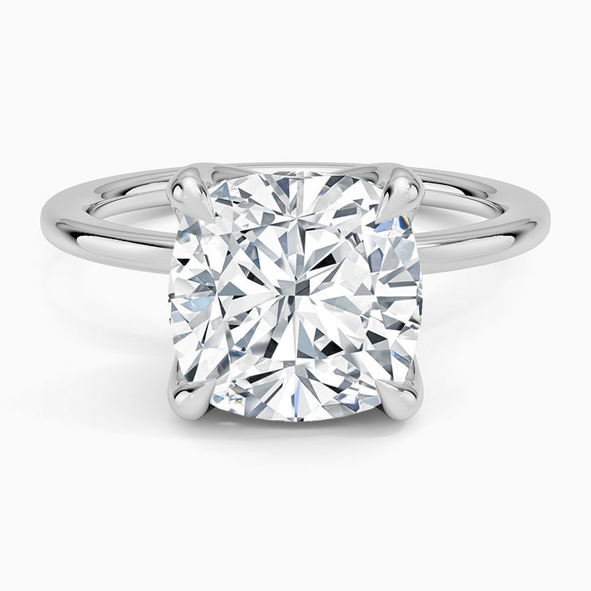 Petite Cushion Engagement Ring