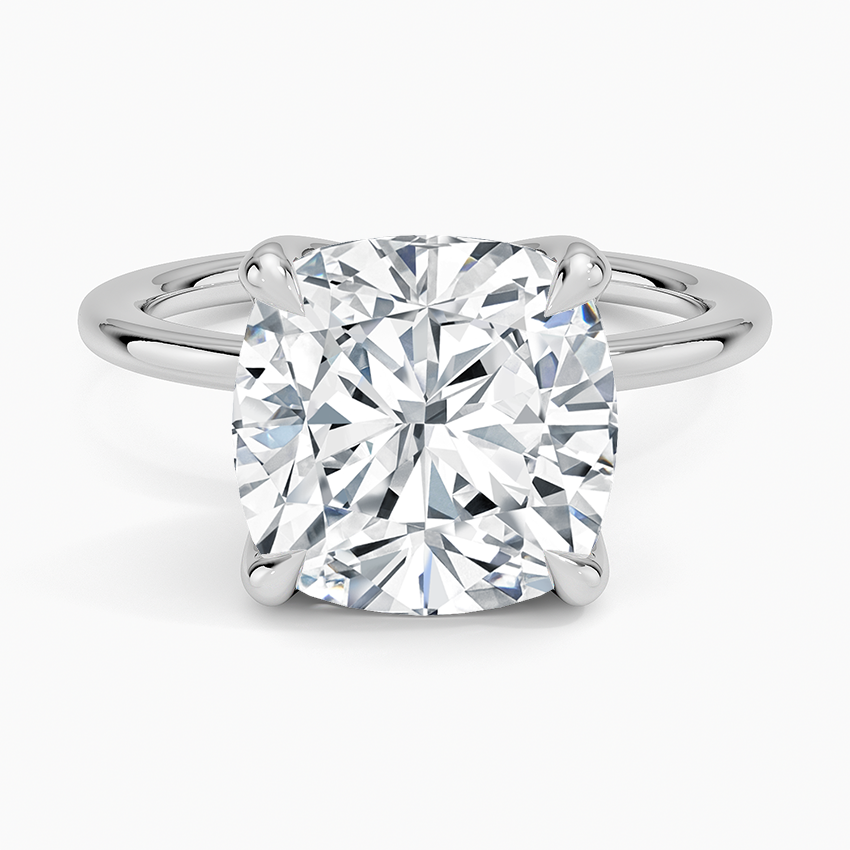 Petite Cushion Engagement Ring
