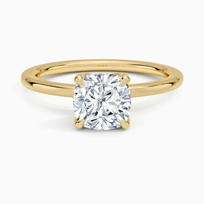 Petite Cushion Engagement Ring