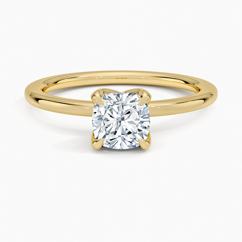 Petite Cushion Engagement Ring