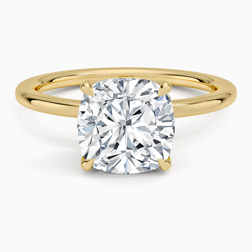 Petite Cushion Engagement Ring