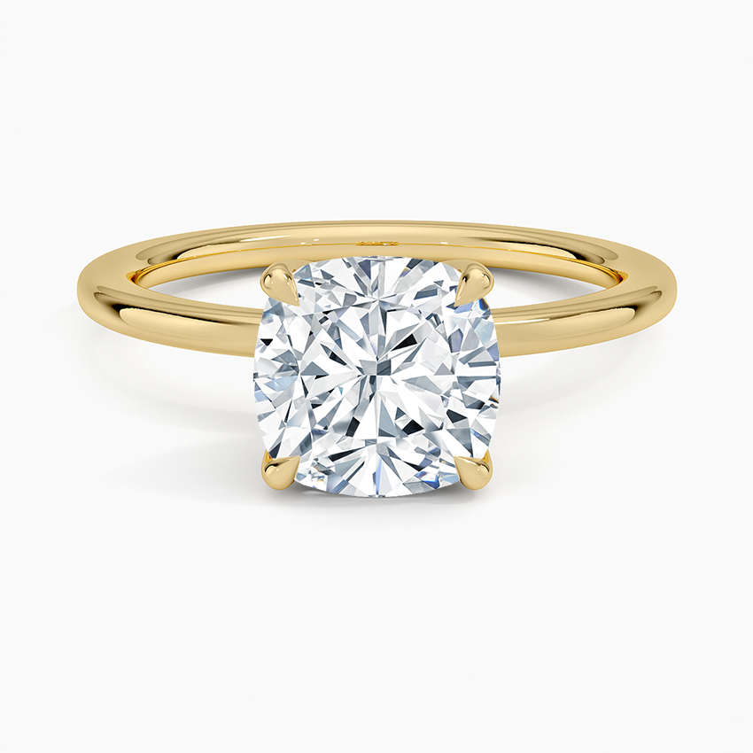 Petite Cushion Engagement Ring
