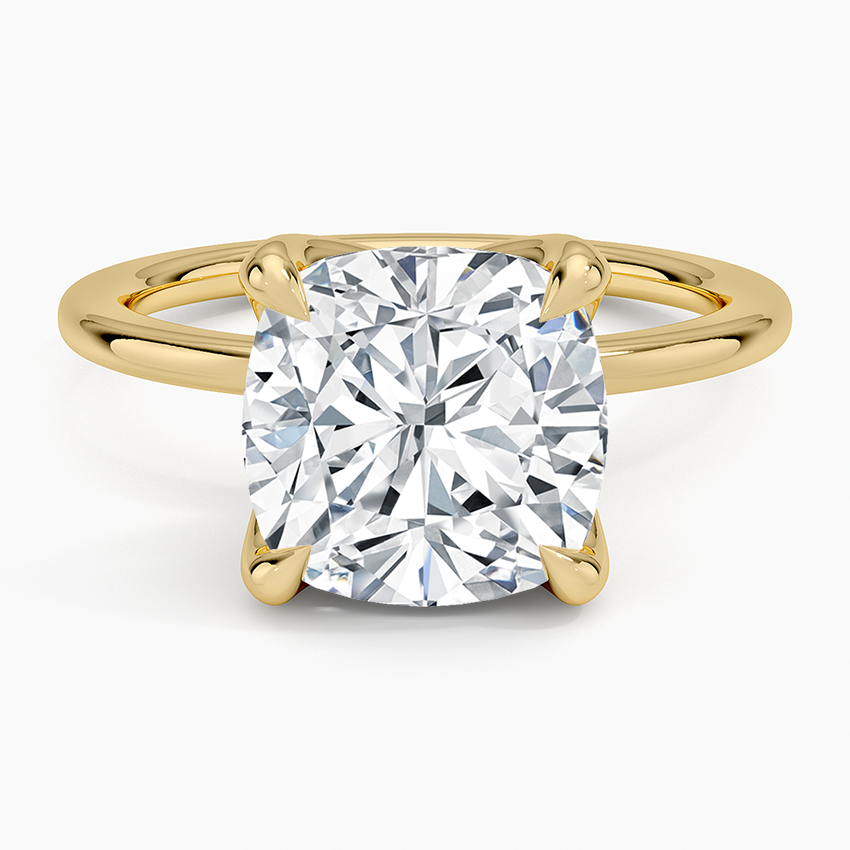 Petite Cushion Engagement Ring