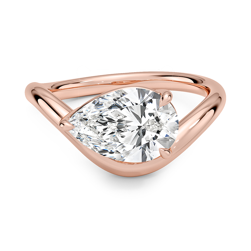 Silhouette Solitaire Ring