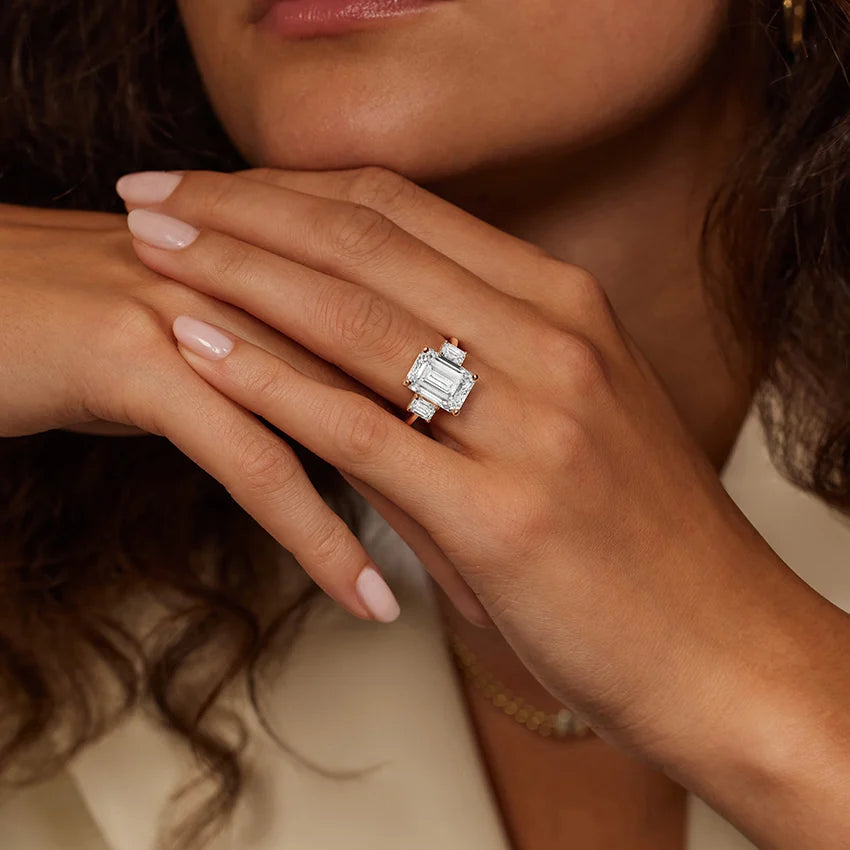 Luxe Rhiannon Three Stone Diamond