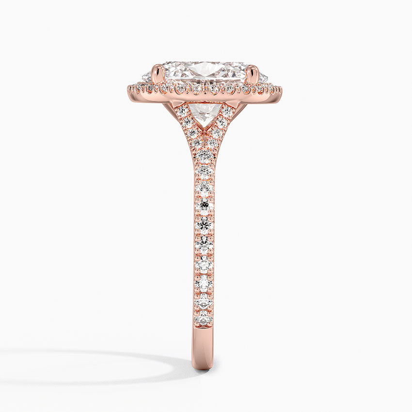 Joy Three-Quarter Coverage Diamond Engagement Ring
