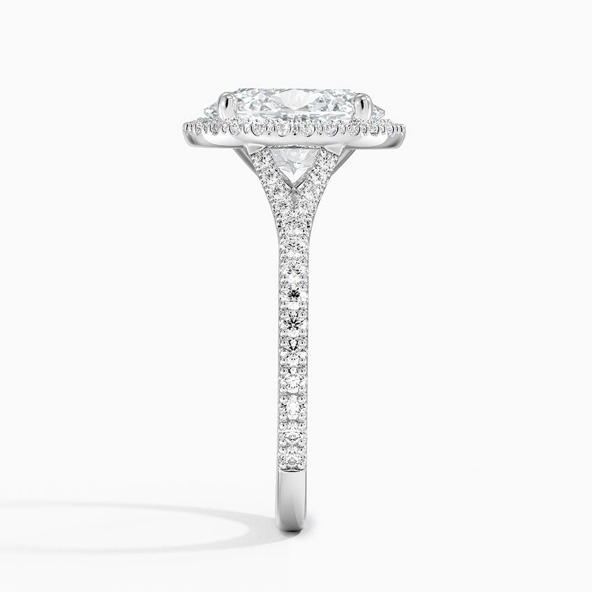 Joy Three-Quarter Coverage Diamond Engagement Ring
