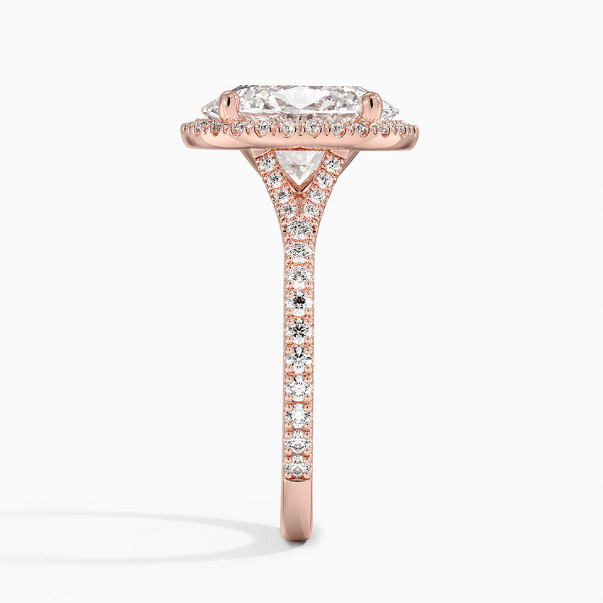 Joy Three-Quarter Coverage Diamond Engagement Ring