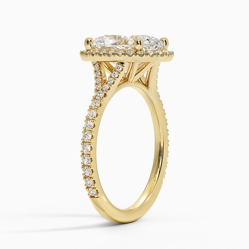 Joy Three-Quarter Coverage Diamond Engagement Ring