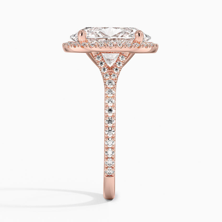 Joy Three-Quarter Coverage Diamond Engagement Ring