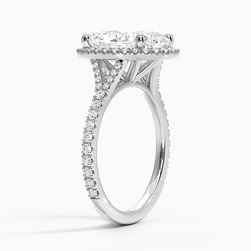 Joy Three-Quarter Coverage Diamond Engagement Ring
